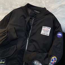 帅气飞行服夹克棉衣绣标工装夹克C301-P95，男装夹克，星座911-2(原星座613-2）