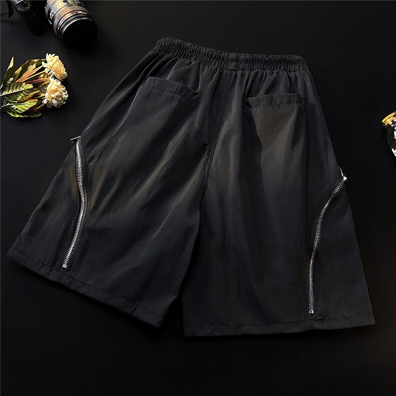 平铺美式多拉链短裤男大码成分:聚酯纤维DK8795P45控69,男装牛仔裤,星座227-7