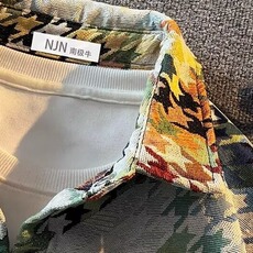 小香风格子外套男款高级感痞帅春秋季渐变千鸟格衬衣XXF029/P65，男装衬衫，星座506B