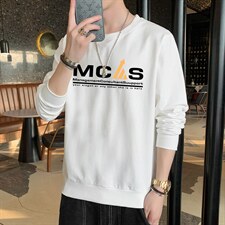 2026秋季新款潮流男士字母印花青少年圆领卫衣1210-2-F051-P15，男装卫衣，星座1816-2（原1210–2）