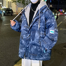 男冬季新款保暖棉衣宽松加厚大码ins棉服假两件外套33231P115，男装棉衣，电商A086
