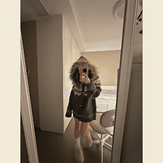 重磅北极绒座山雕大毛毛领毛衣外套冬美式复古休闲慵懒风针织开衫，男装针织衫/毛衣，电商A486