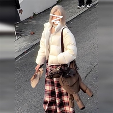 2025美式复古个性格纹抽绳长裤松弛感休闲百搭拖地裤男女in，男装休闲裤，星座218-1（原230）