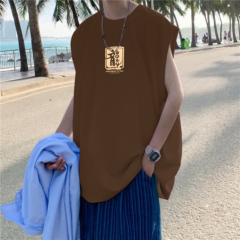 量大图低自动【有货】纯棉背心HD019-1-BX2560-P20，男装背心/马甲，电商019-1