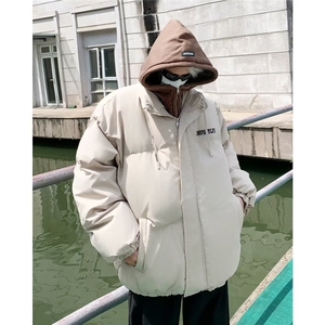 男冬季新款学生假两件加厚棉衣休闲复古棉袄YM9003P90,摩羯女和什么星座搭配图片