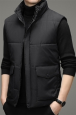 秋冬季马甲男士潮流保暖休闲棉衣外套立领宽松棉服SNNMJ8116-P115，男装背心/马甲，电商B212（原钱塘6029）