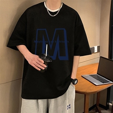 麂皮绒短袖t恤男大码半袖男JD82260-P25，男装T恤，电商A040