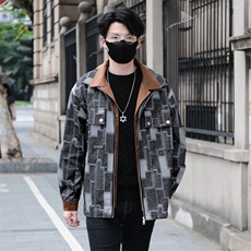 得物/直播好货数码印假两件夹克男外套韩风JLJ-201批115元控168，男装夹克，星座401