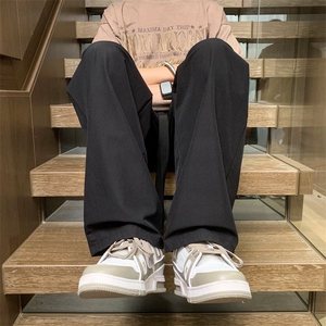 潮流休闲超薄清爽速干尼龙冰丝拖地裤 7011特批32图片