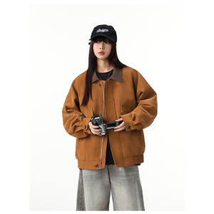 网图美拉德冬装加厚加绒棉衣皮夹克保暖座山雕外套男 H1167特P100图片