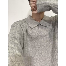 慵懒百搭原宿日系流行文艺潮流简约气质新款长袖毛衣M5803，男装针织衫/毛衣，星座1116A（原606A-3）