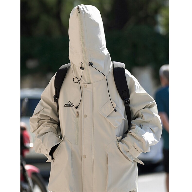 24冬潮户外运动防水双板滑雪服男休闲加棉加厚保暖外套M78-P155,男装棉衣,电商A001-1