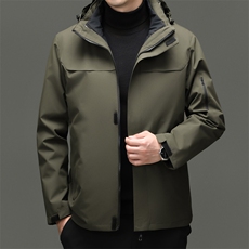 JK5264新款主推三合一冲锋衣实体商超高品质款同款羽绒内胆5265，男装夹克，钱塘207-1