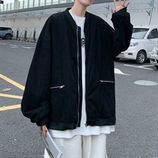 2024秋冬季新款港风鹿皮绒夹克男韩版潮流时尚外套A161-2-J03-P55，男装夹克，电商A161-2