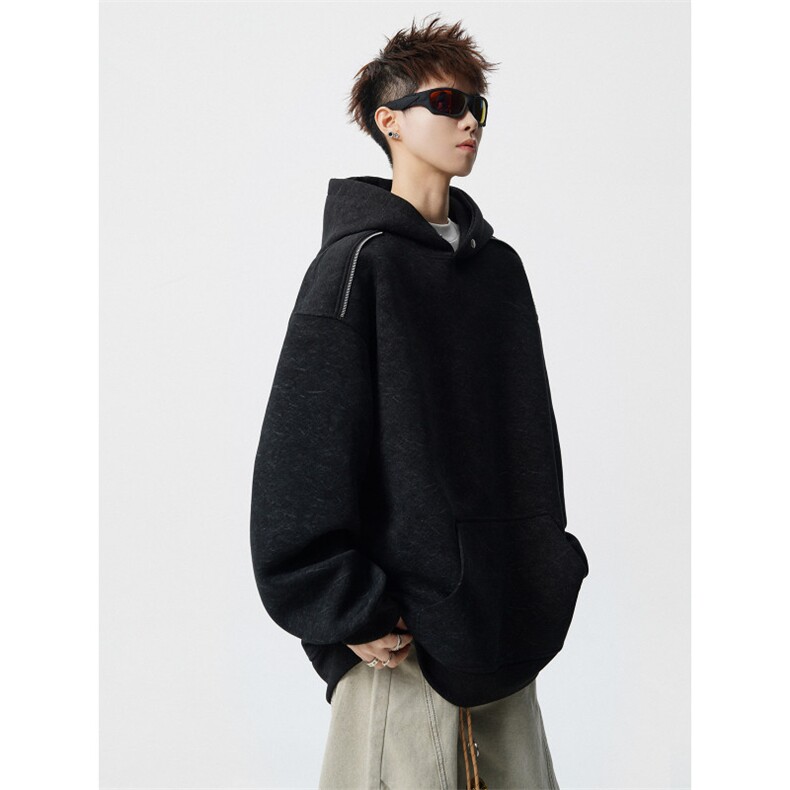 加绒加厚重磅砂洗做旧拉链连帽卫衣JF800-特P65控118加绒P70控128,男装卫衣,电商A422-1