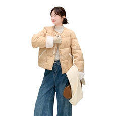 2026冬季新款羽绒服50白鸭绒短款RF2C290-6898#-P295-K399，女装羽绒服，2C290