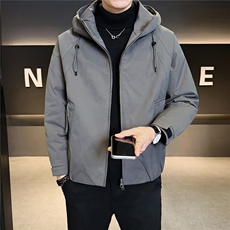 二棉B3538823P1552025灰冬季新款保暖夹克棉衣冲锋衣加厚外套，男装夹克，电商B353