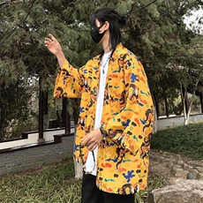 24夏季大码新中式防晒服道袍男女开衫道袍披风汉服外套F20/P40，男装防晒衣，钱塘713