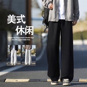 S-5XL纯色直筒美式休闲潮牌休闲裤JHTP02:1739图片