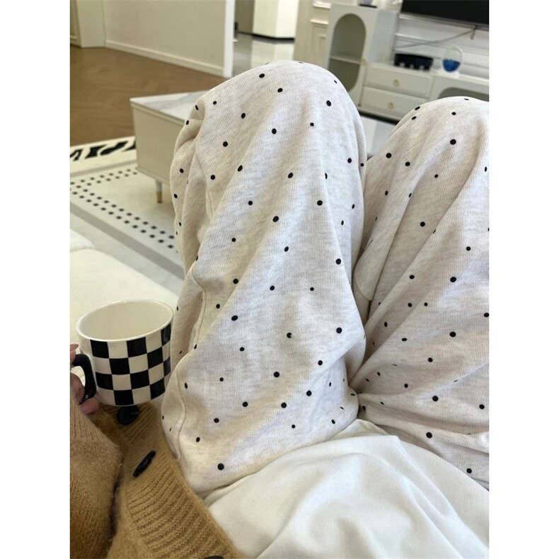 女风点点软糯加绒阔腿休闲裤ZK0286-P42加绒47,男装休闲裤,星座313A(原308A-2)