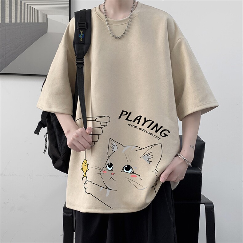 麂皮绒短袖t恤男大码半袖男JD82129-P25,男装T恤,电商A040