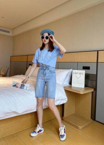 珍珠短袖T恤，女装T恤，可家 cutiesister