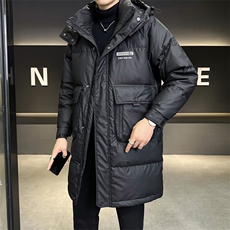 2025冬款羽绒服男店主风时尚长款保暖外套男上衣B317/2823/P258，男装羽绒服，电商B317