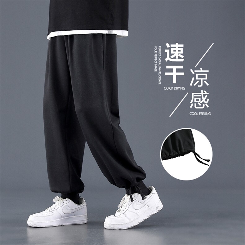 亲柔束脚抽绳卫裤双色可选抗皱柔软免烫休闲裤WK525-1特批25,男装休闲裤,星座718-1