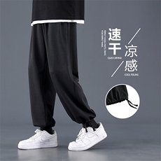 亲柔束脚抽绳卫裤双色可选抗皱柔软免烫休闲裤WK525-1特批25，男装休闲裤，星座718-1