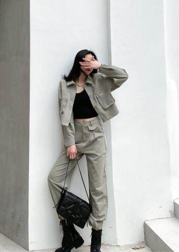 女神工装套装时尚潮流，女装职业装，G&F港孚