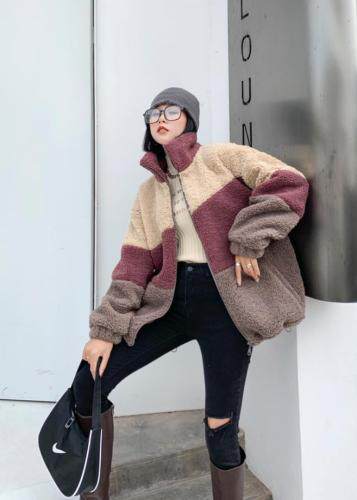现货(2021冬装羊羔毛外套）图片
