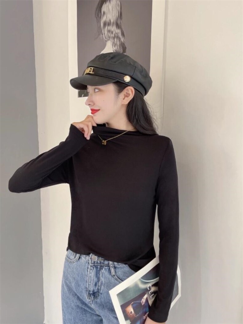 烟囱领打底针织衫，其它，魅力元素