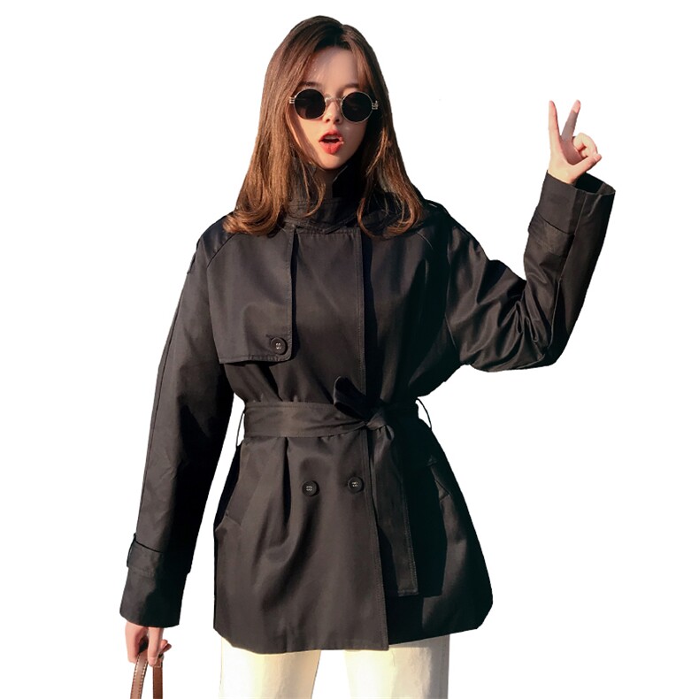 现货2021春季新款工装收腰风衣浙宝292A货号C303,女装风衣,时倾STUDIO