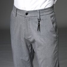 裤子男春秋修身西裤休闲裤韩版潮流男生小脚薄款长裤Z1912，男装西裤，星座509