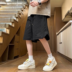 2025夏季新款男士户外运动休闲中裤薄款透气宽松五分裤多袋裤p40，男装牛仔裤，星座1113