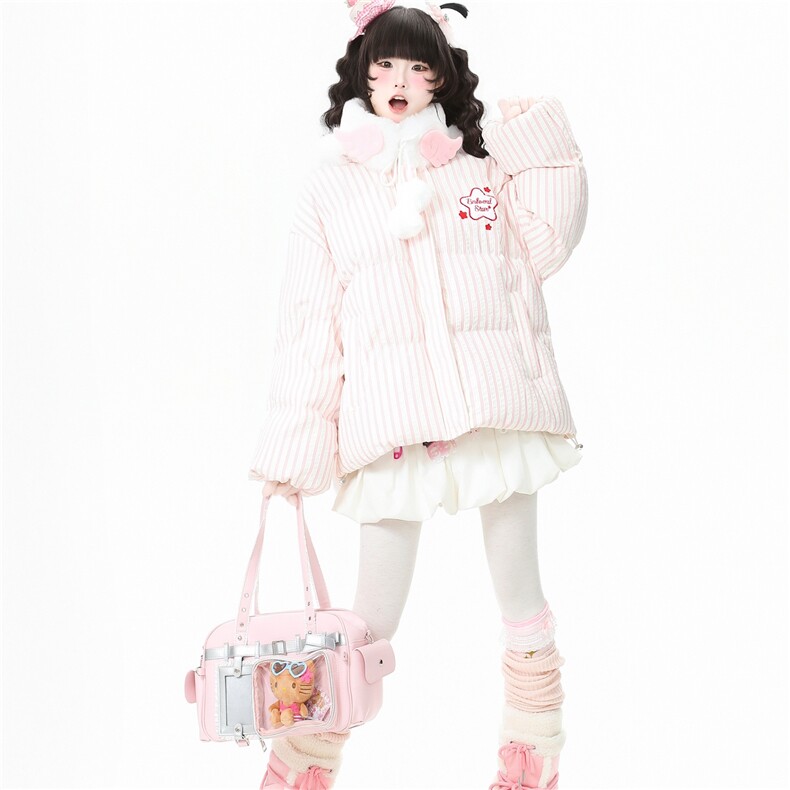 1506A/G78330/P99条纹兔耳星星连帽棉服棉袄上衣1,男装棉衣,星座1506A