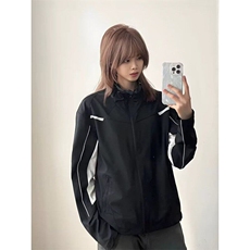 网络图户外冰丝防嗮外套男女衣服夏装新款简约时尚户外夹克，男装夹克，星座410-7