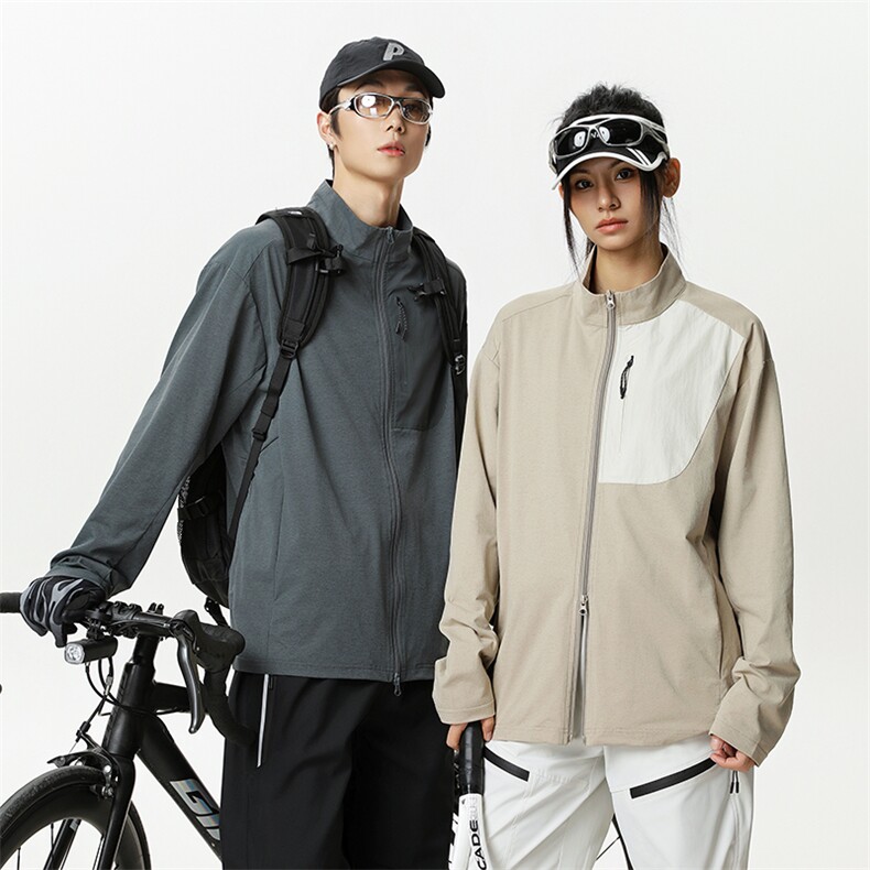 311B-1-YZ35003-P55控78时尚开衫衣拼接透气长袖T恤高品二开,男装T恤,星座311B-1