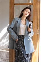 撞明线西装，女装西装，INZOOM