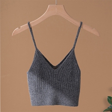 2025年秋季时尚百搭通勤简约休闲吊带抹胸，女装背心吊带，臻歆羊绒