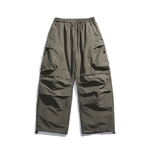 2025冬季新款男装日系宽松加绒加厚运动休闲棉裤束脚卫裤P968-F93图片
