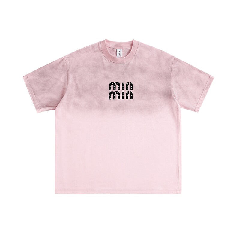 2025新款潮牌短袖宽松韩版字母印花扎染工艺T恤T8820/P5588，男装T恤，星座202-1