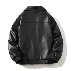 秋冬数据新款双面穿格子皮棉衣美式翻领百搭休闲棉服MF1088P110，男装皮衣，电商A128