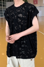 8XL-M重磅！特大码短袖T恤背心男宽松休闲百搭篮球服DX318P28，男装T恤，电商D206-1