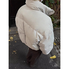 冬季新品加厚保暖棉衣时尚潮牌简约立领棉服男士宽松外套，男装棉衣，星座506A