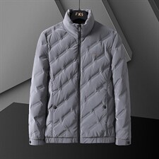 2067P145冬季男士休闲轻薄羽绒服外套保暖防寒羽绒衣外衣,cela冬季穿搭图片