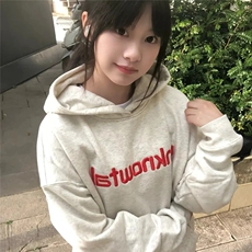 CX219-P49刺绣美式卫衣女2025新款连帽套头衫ootd少女学生春秋，男装卫衣，电商B323A