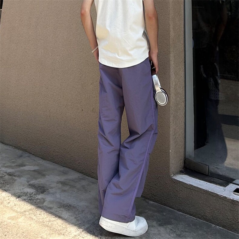 美式速干伞兵工装裤褶皱冲锋裤宽松直筒休闲户外25XK67186特批38,男装休闲裤,电商A042