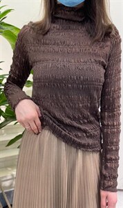 咖色弹力高领,其它,贝纳拉