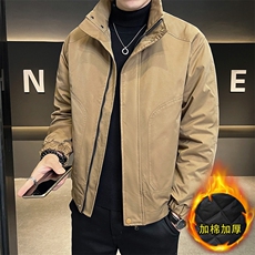 MY2307-P95男士翻领加棉加厚夹克潮流舒适时尚外套，男装夹克，星座703-1